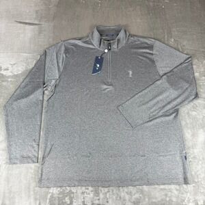 William Murray Chip Shot Pull Over Jacket Mens XXXL Heather Gray Golf New NWT